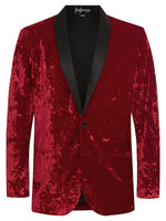 Scarlet Red Crushed Silk Velvet