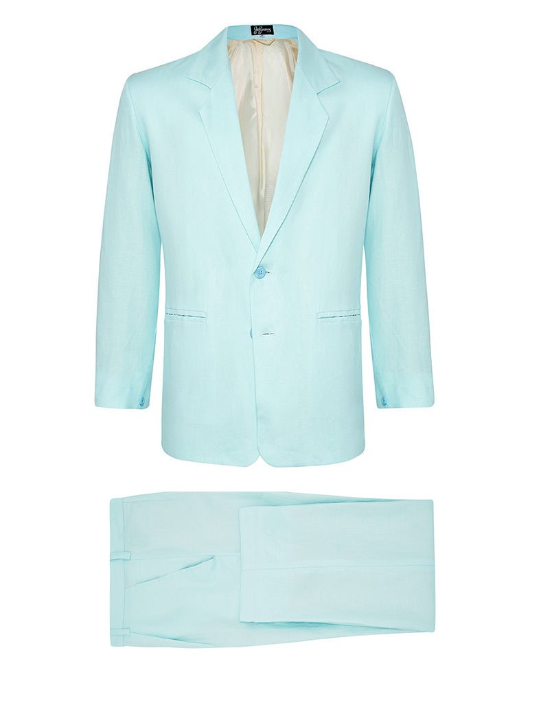 Aqua Skies Linen Suit - Joe Bananas | Australia