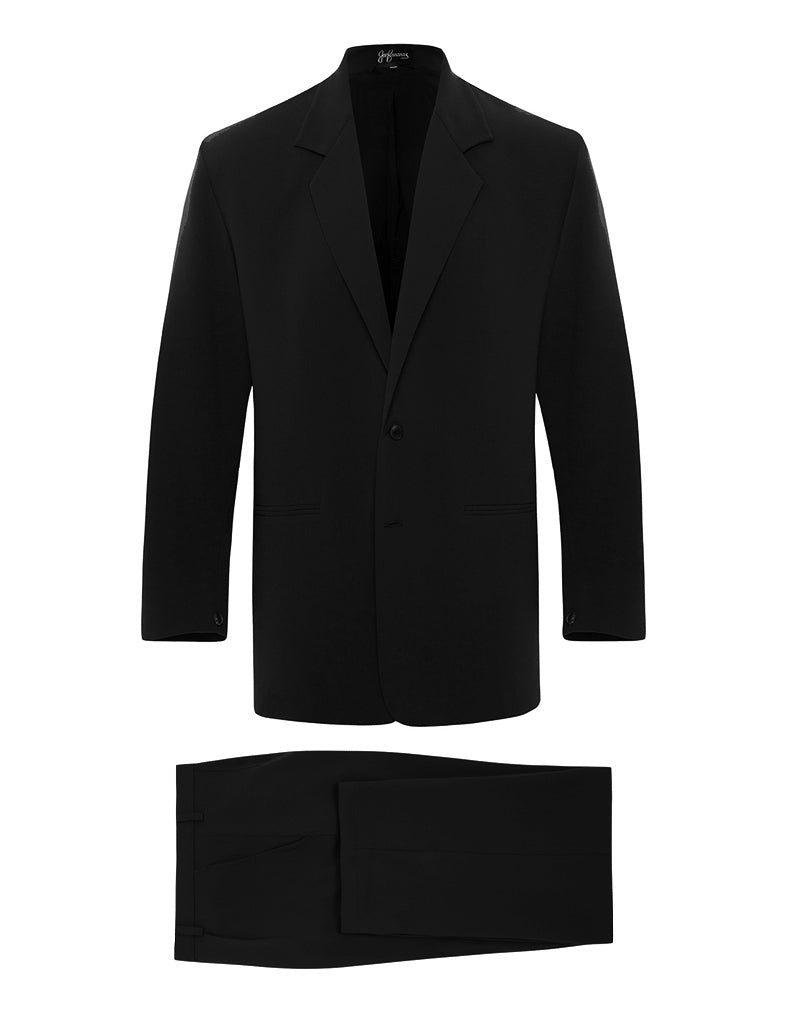 Black Silk Crepe Suit - Joe Bananas | Australia