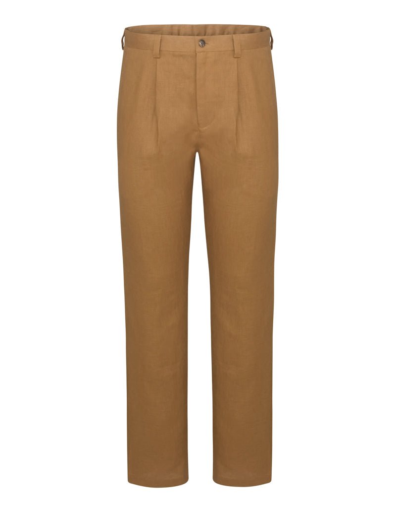 Caramel Linen Trousers - Joe Bananas | Australia