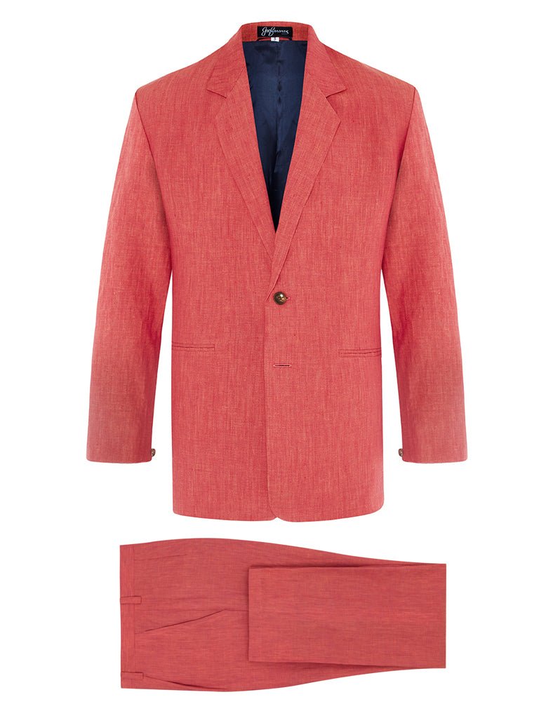 Coral Shot Linen Suit - Joe Bananas | Australia