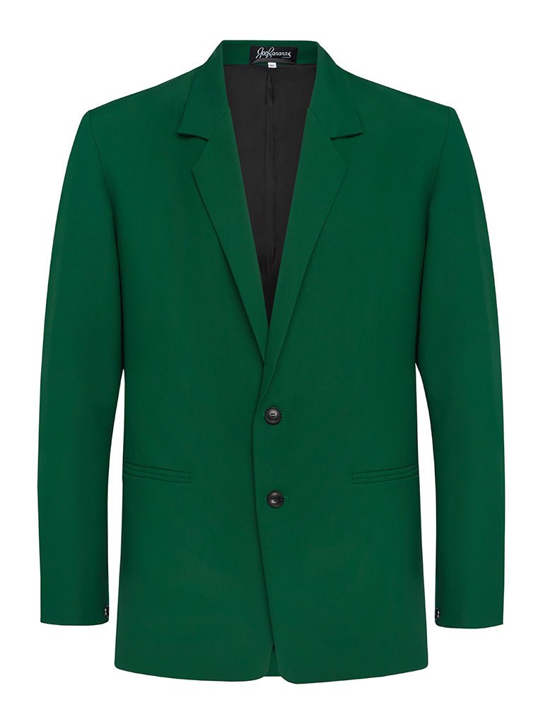 Forest Green Silk Crepe Jacket - Joe Bananas | Australia