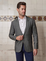 Green Mudstone Herringbone Jacket - Joe Bananas | Australia