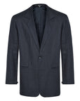 Indigo Herringbone Linen Jacket - Joe Bananas | Australia