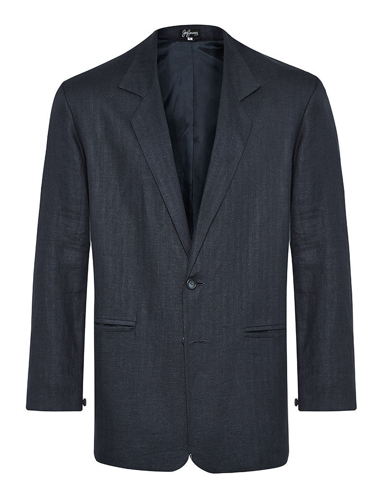 Indigo Herringbone Linen Suit - Joe Bananas | Australia