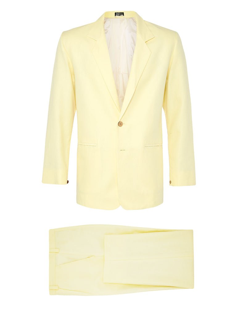 Lemon Spread Linen Suit - Joe Bananas | Australia