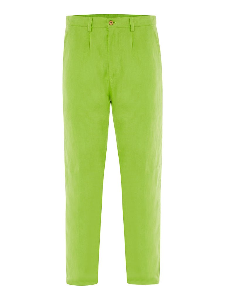 Lime Linen Trousers - Joe Bananas | Australia