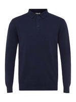 Navy Cotton Suri Polo Sweater - Joe Bananas | Australia