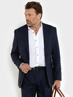 Navy Non Crush Linen Jacket - Joe Bananas | Australia