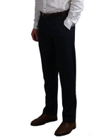 Navy Non Crush Linen Trousers - Joe Bananas | Australia