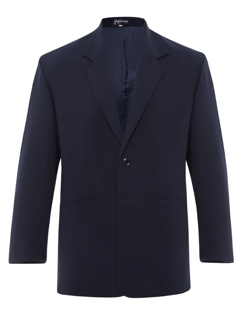 Navy Silk Crepe Jacket - Joe Bananas | Australia