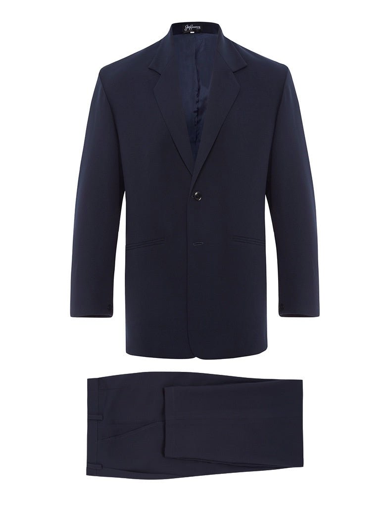 Navy Silk Crepe Suit - Joe Bananas | Australia