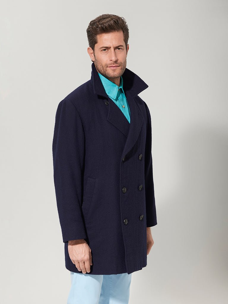 Navy Suri Pea Coat - Joe Bananas | Australia