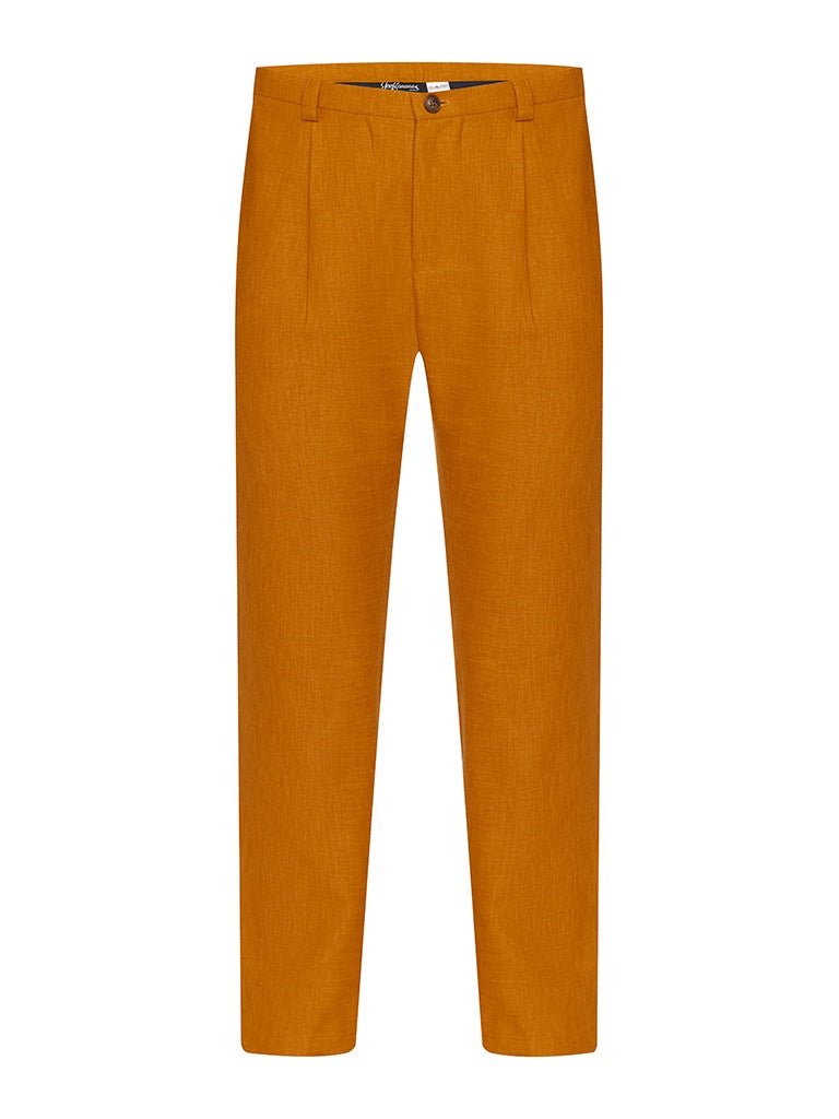 Ochre Non Crush Linen Trousers - Joe Bananas | Australia