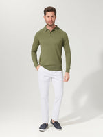 Olive Cotton Suri Polo Sweater - Joe Bananas | Australia