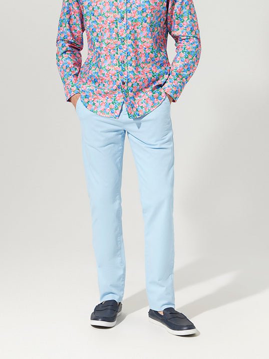 Powder Blue Chinos - Joe Bananas | Australia