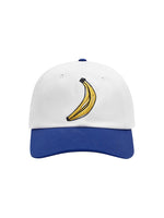 The Two Tone Cap White & Bondi Blue - Joe Bananas | Australia