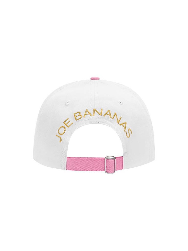 The Two Tone Cap White & Pink - Joe Bananas | Australia