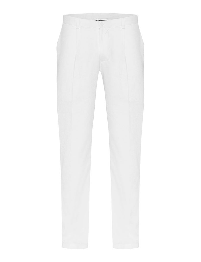 White Non Crush Linen Trousers - Joe Bananas | Australia